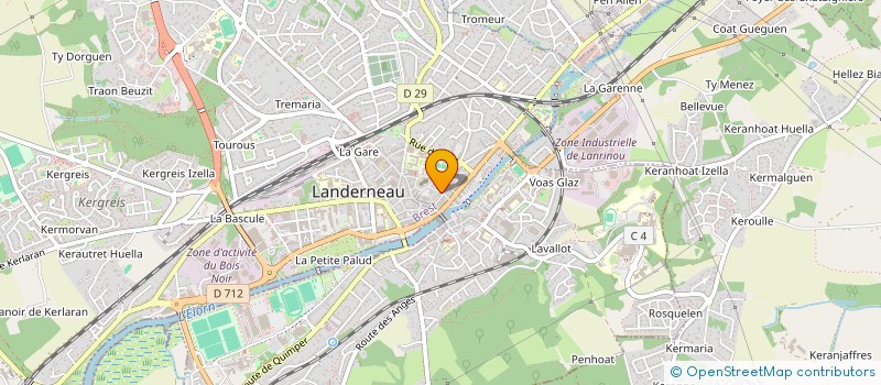localisation de l'entreprise MONSIEUR PIERRE GARREC à LANDERNEAU