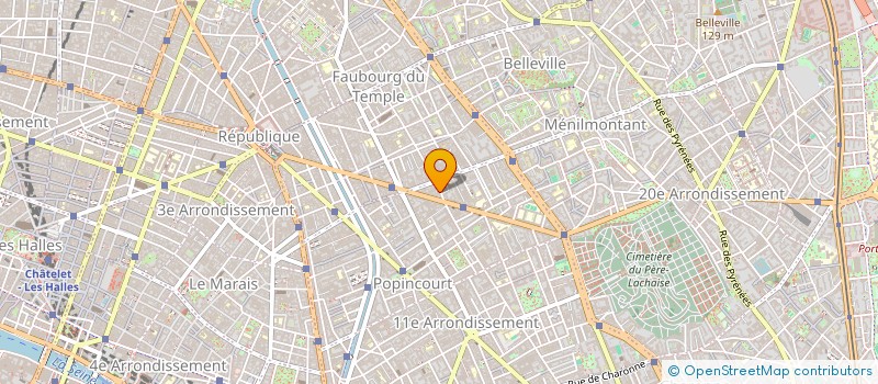 localisation de l'entreprise MONSIEUR PIERRE GARRIGUES  PARIS