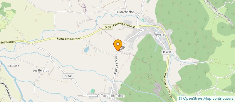 localisation de l'entreprise MONSIEUR PIERRE GASCHIGNARD à CHATEAUDOUBLE