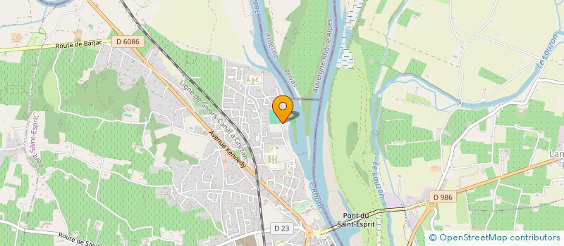 localisation de l'entreprise MONSIEUR PIERRE GASCON  PONT-SAINT-ESPRIT