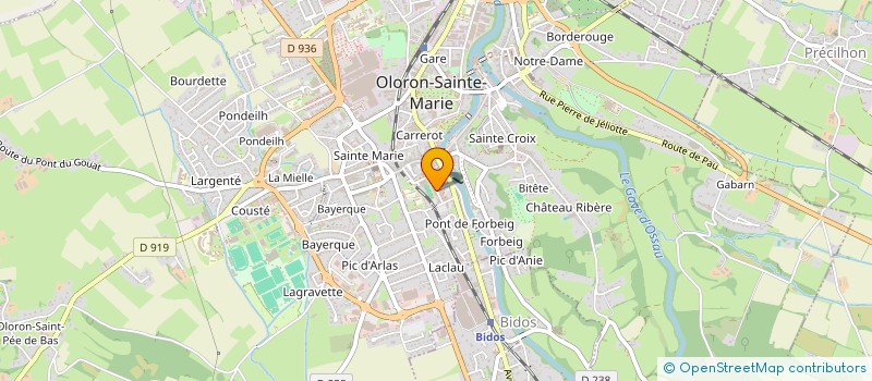 localisation de l'entreprise MONSIEUR PIERRE GASCOUAT à OLORON-SAINTE-MARIE