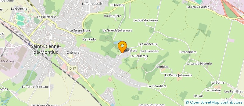 localisation de l'entreprise MONSIEUR PIERRE GASS à SAINT-ETIENNE-DE-MONTLUC