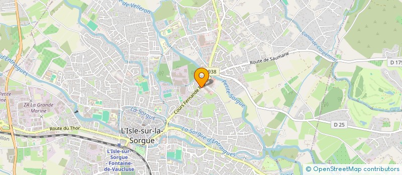 localisation de l'entreprise MONSIEUR PIERRE GASSIN  L'ISLE-SUR-LA-SORGUE