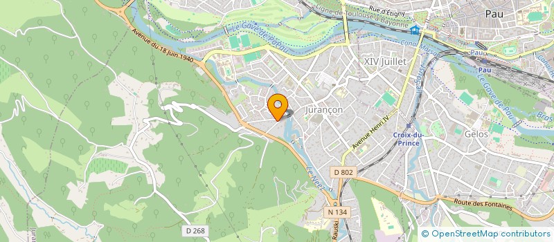 localisation de l'entreprise MONSIEUR PIERRE GASTON  JURANCON