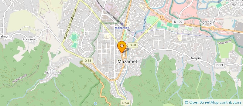 localisation de l'entreprise MONSIEUR PIERRE GATELLIER  MAZAMET