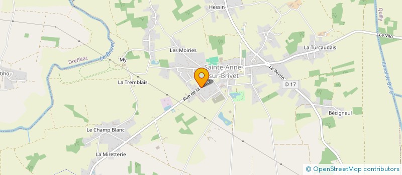localisation de l'entreprise MONSIEUR PIERRE GATTEPAILLE à SAINTE-ANNE-SUR-BRIVET
