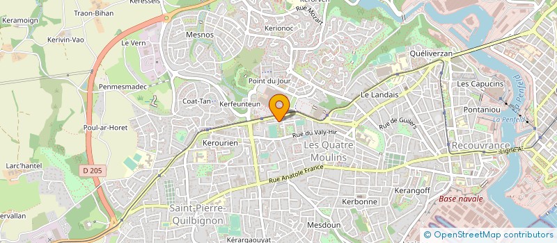 localisation de l'entreprise MONSIEUR PIERRE GAUCHER à BREST