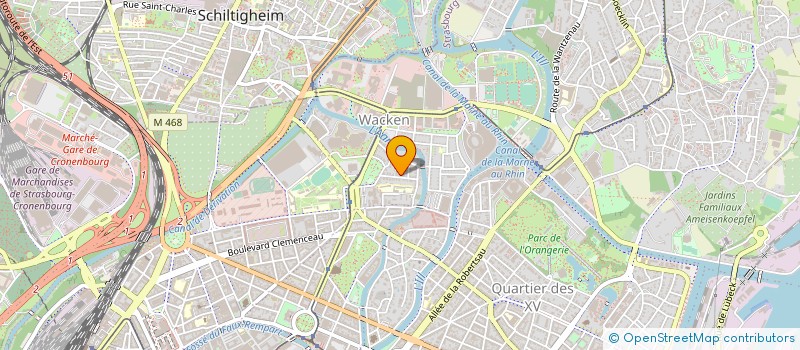 localisation de l'entreprise MONSIEUR PIERRE GAUCHER à STRASBOURG