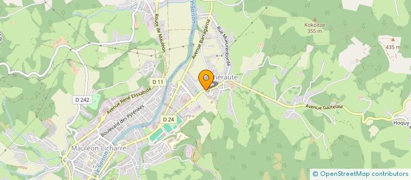 localisation de l'entreprise MONSIEUR PIERRE GAUDAIN  CHERAUTE