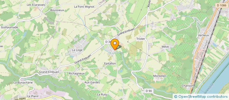 localisation de l'entreprise MONSIEUR PIERRE GAUDIN à CHAVANAY