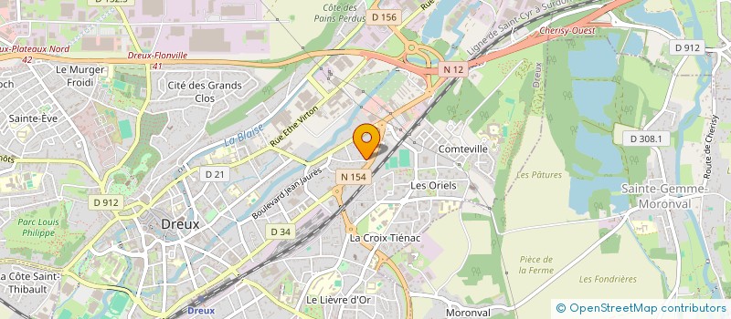 localisation de l'entreprise MONSIEUR PIERRE GAUDIN à DREUX