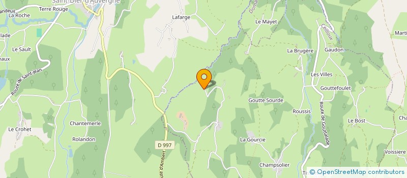 localisation de l'entreprise MONSIEUR PIERRE GAUDIN  CEILLOUX