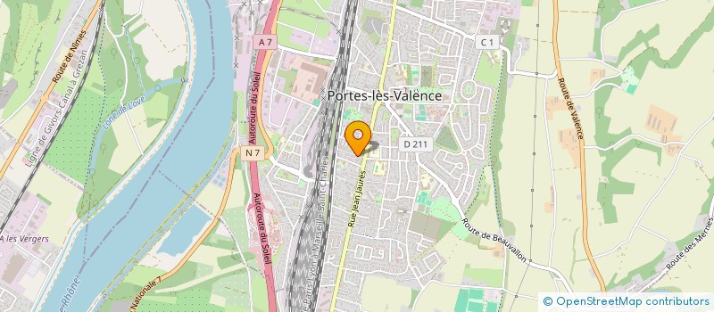 localisation de l'entreprise MONSIEUR PIERRE GAUDUCHON  PORTES-LES-VALENCE