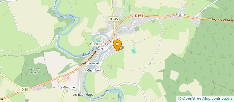 localisation de l'entreprise MONSIEUR PIERRE GAUJOUR à CHATILLON-EN-BAZOIS