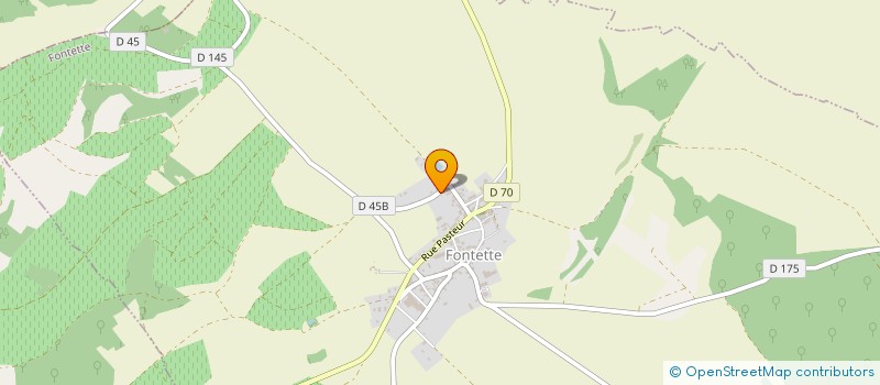 localisation de l'entreprise MONSIEUR PIERRE GAULLET  FONTETTE