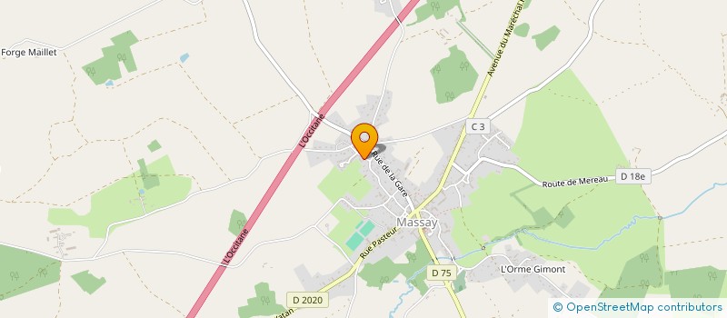 localisation de l'entreprise MONSIEUR PIERRE GAULTIER  MASSAY
