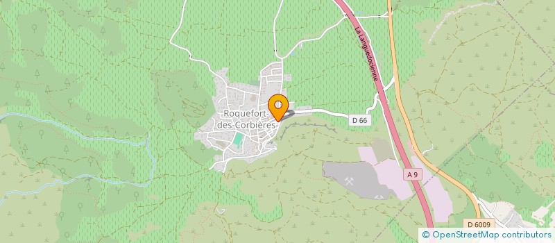 localisation de l'entreprise MONSIEUR PIERRE GAUSSEN à ROQUEFORT-DES-CORBIERES