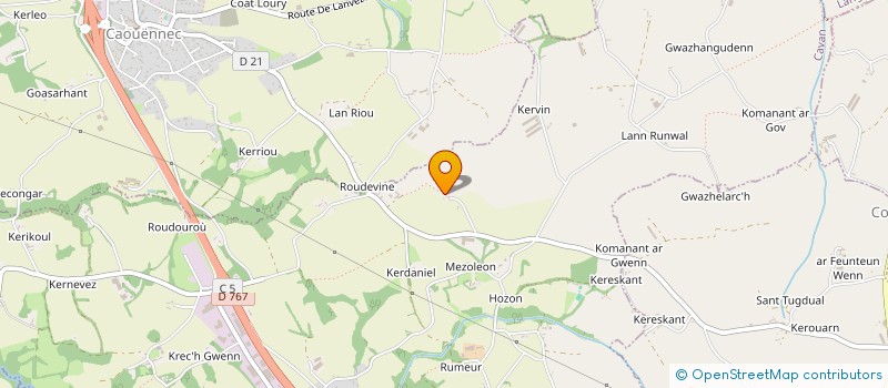 localisation de l'entreprise MONSIEUR PIERRE GAUTHERON  CAVAN