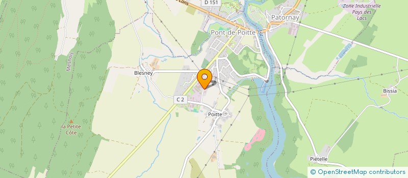 localisation de l'entreprise MONSIEUR PIERRE GAUTHERON  PONT-DE-POITTE