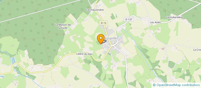 localisation de l'entreprise MONSIEUR PIERRE GAUTHIER à JUPILLES