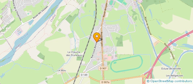 localisation de l'entreprise MONSIEUR PIERRE GAUTHIER  CHALLUY