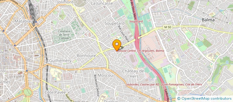 localisation de l'entreprise MONSIEUR PIERRE GAUTHIER à TOULOUSE