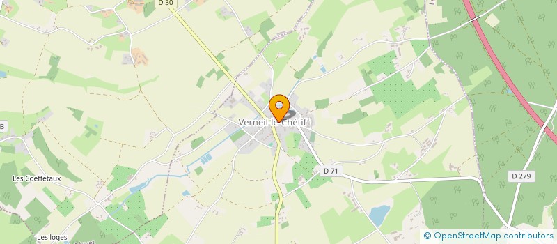 localisation de l'entreprise MONSIEUR PIERRE GAUTHIER  VERNEIL-LE-CHETIF