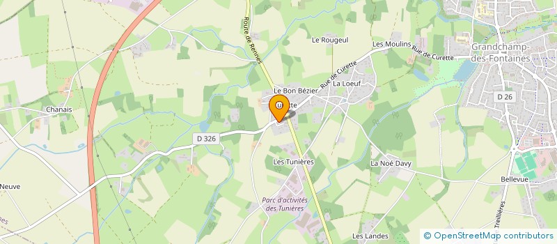 localisation de l'entreprise MONSIEUR PIERRE GAUTHIER  TREILLIERES