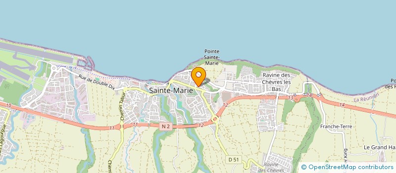 localisation de l'entreprise MONSIEUR PIERRE GAUTHIER à SAINTE-MARIE