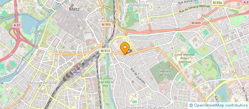 localisation de l'entreprise MONSIEUR PIERRE GAUTHIER  METZ