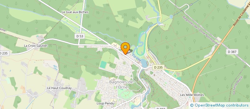 localisation de l'entreprise MONSIEUR PIERRE GAUTIER à BAGNOLES-DE-L'ORNE-NORMANDIE