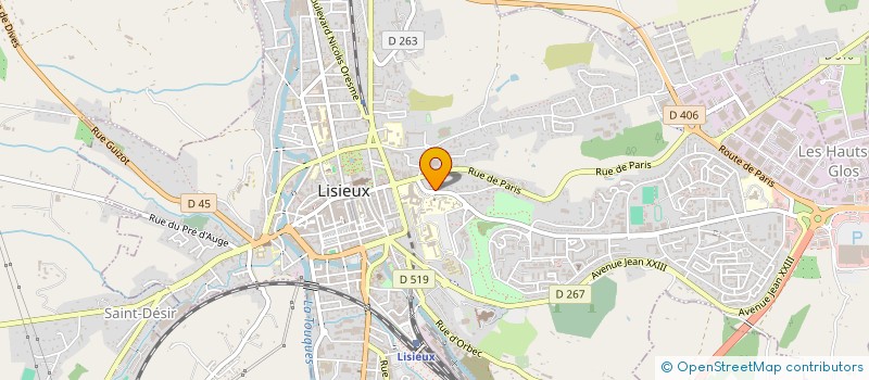 localisation de l'entreprise MONSIEUR PIERRE GAUTIER à LISIEUX