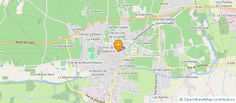 localisation de l'entreprise MONSIEUR PIERRE GAUTIER à BOURGUEIL