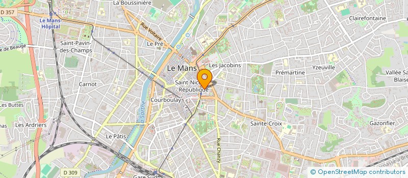 localisation de l'entreprise MONSIEUR PIERRE GAUTIER  LE MANS