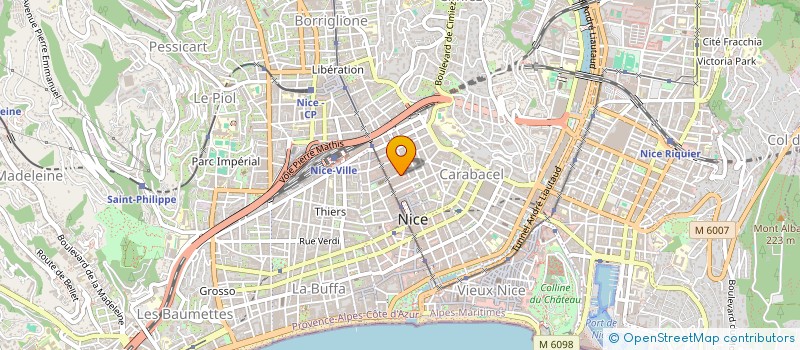 localisation de l'entreprise MONSIEUR PIERRE GAUTIER à NICE