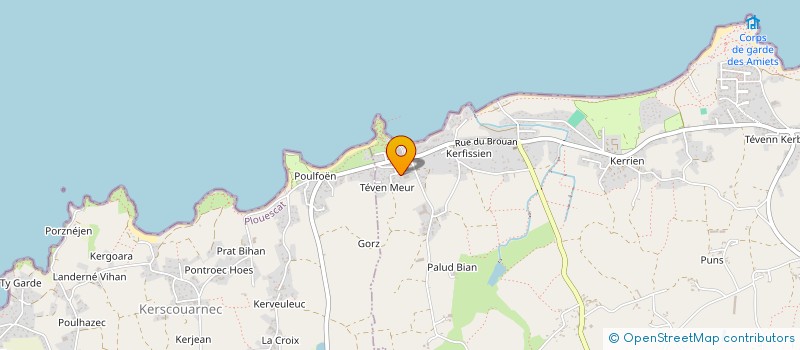 localisation de l'entreprise MONSIEUR PIERRE GAUVRIT  CLEDER