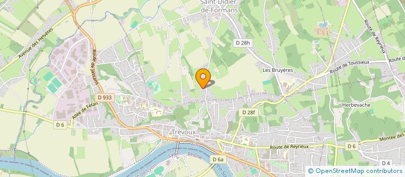 localisation de l'entreprise MONSIEUR PIERRE GAYET  SAINT-DIDIER-DE-FORMANS