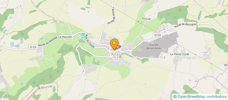 localisation de l'entreprise MONSIEUR PIERRE GAZAGNES  ARTAS