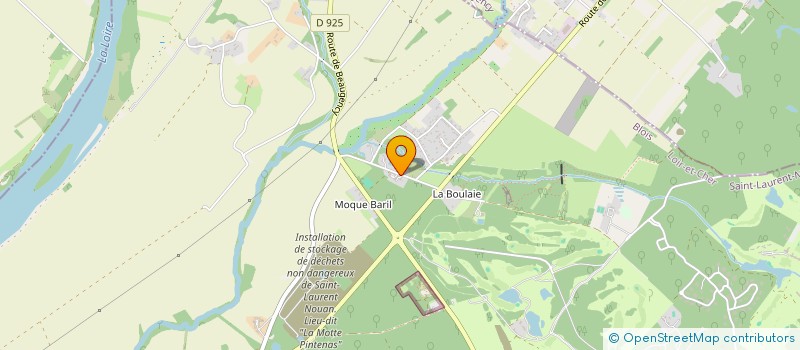 localisation de l'entreprise MONSIEUR PIERRE GEFFRIER  SAINT-LAURENT-NOUAN