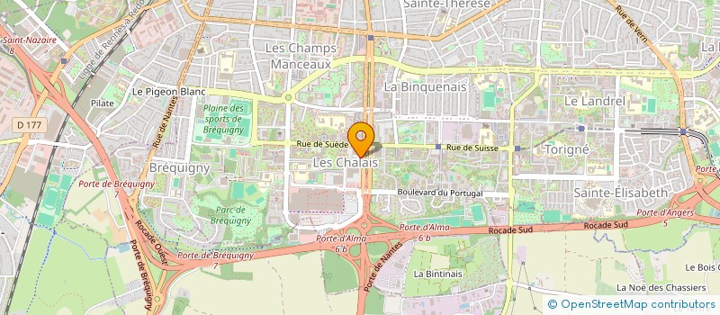 localisation de l'entreprise MONSIEUR PIERRE GEGOUT  RENNES