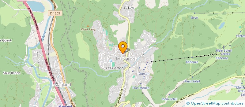 localisation de l'entreprise MONSIEUR PIERRE GEHIN  ARACHES-LA-FRASSE