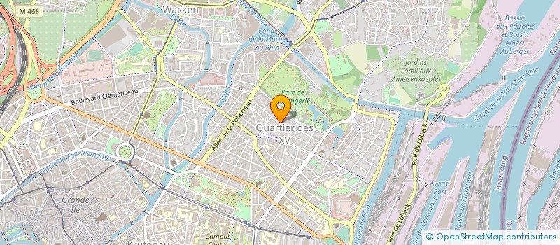 localisation de l'entreprise MONSIEUR PIERRE GEISEN  STRASBOURG