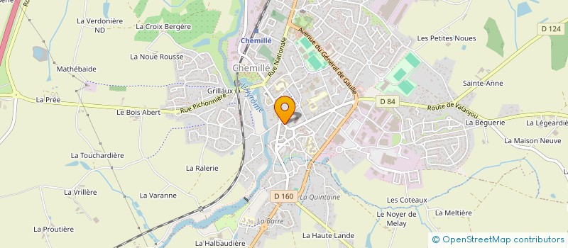 localisation de l'entreprise MONSIEUR PIERRE GELINEAU à CHEMILLE-EN-ANJOU