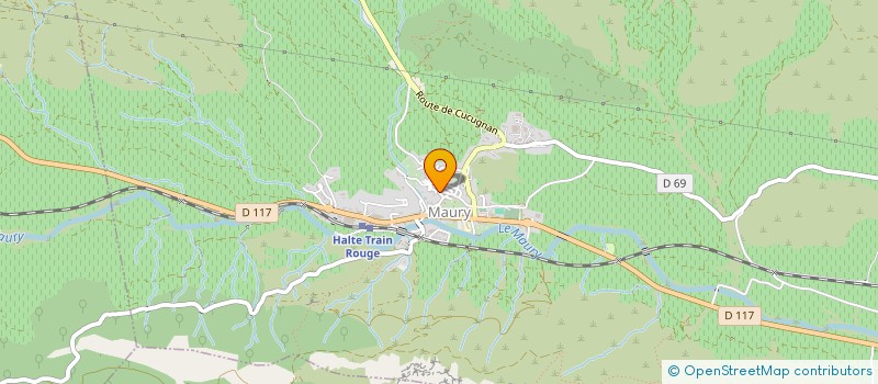 localisation de l'entreprise MONSIEUR PIERRE GELLY  MAURY