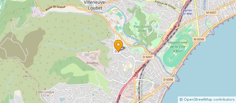 localisation de l'entreprise MONSIEUR PIERRE GENA à VILLENEUVE-LOUBET