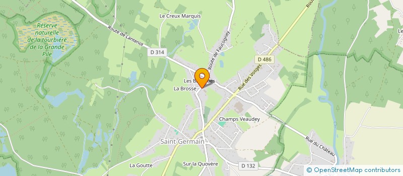 localisation de l'entreprise MONSIEUR PIERRE GENET  SAINT-GERMAIN