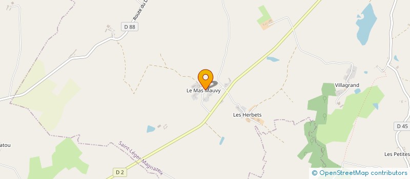 localisation de l'entreprise MONSIEUR PIERRE GENETEIX à DOMPIERRE-LES-EGLISES