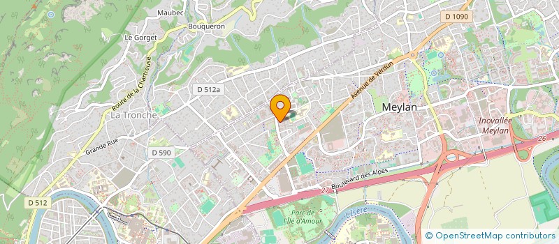 localisation de l'entreprise MONSIEUR PIERRE GENEVAY  MEYLAN