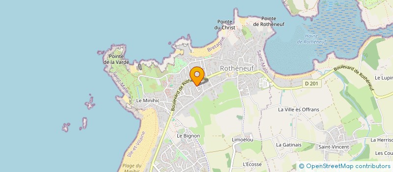 localisation de l'entreprise MONSIEUR PIERRE GENIEZ  SAINT-MALO