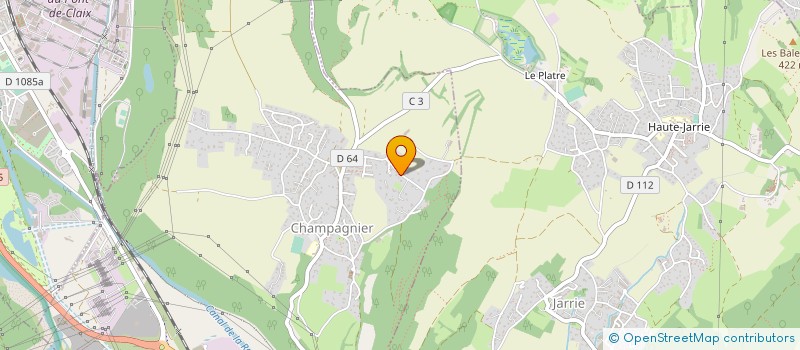 localisation de l'entreprise MONSIEUR PIERRE GENISSIEUX  CHAMPAGNIER